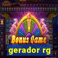 gerador rg